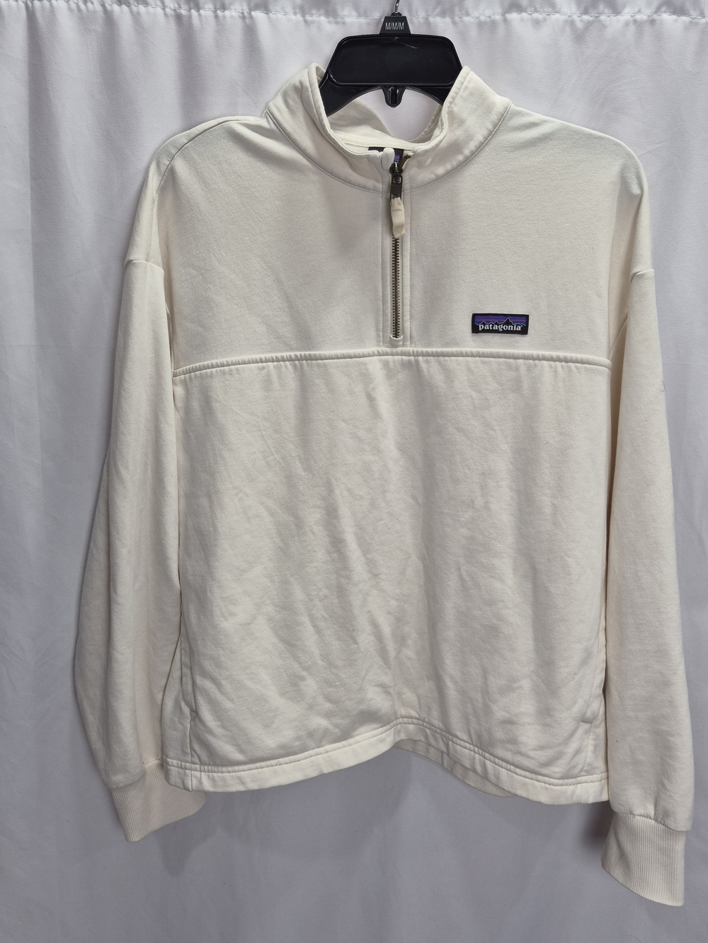 Patagonia Women’s Cream Quarter-Zip Pullover Sweater